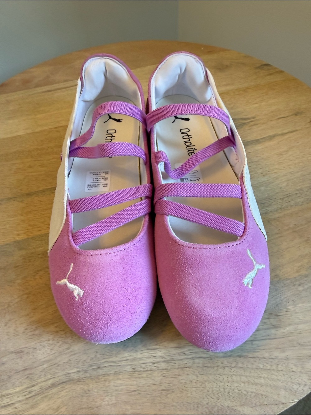 NWT Puma Women’s Mauve Pop Speedcat Ballet Sneaker with White Stripe size 6 1/2 - Picture 3 of 11